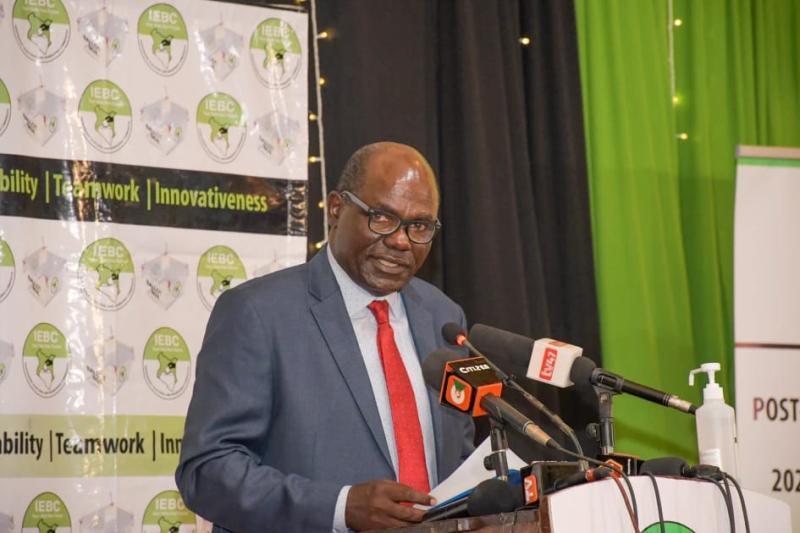 File image of Wafula Chebukati.